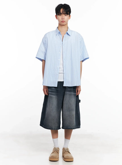 mens-striped-button-up-shirt-il504