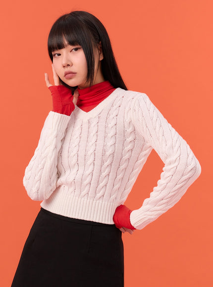 cable-knit-v-neck-sweater-in301