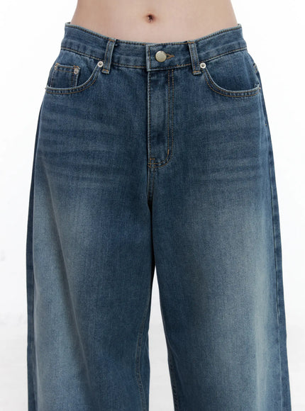 Elaine Casual Wide Leg Jeans CN519