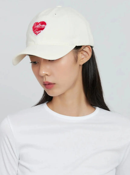 Chich Heart Embroidered Cap IN507