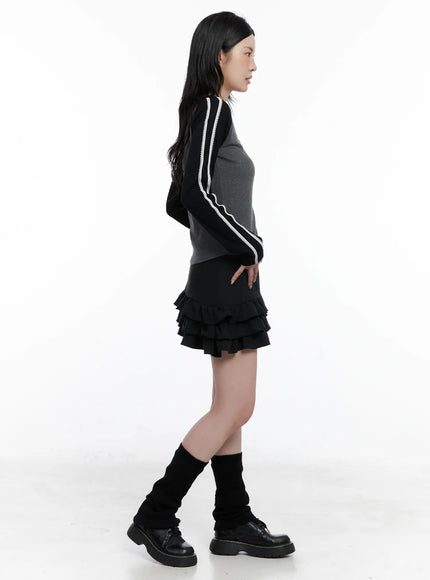 Ruffle Mini Skirt CS529