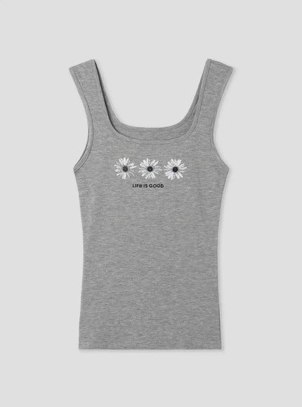 graphic-cotton-tank-top-iu526 / Gray