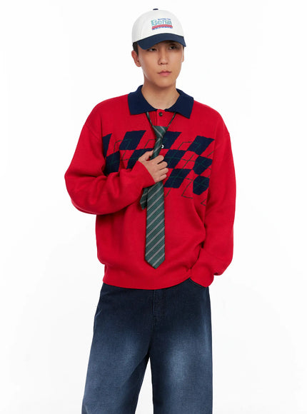 mens-striped-pre-tied-tie-is510 / Green