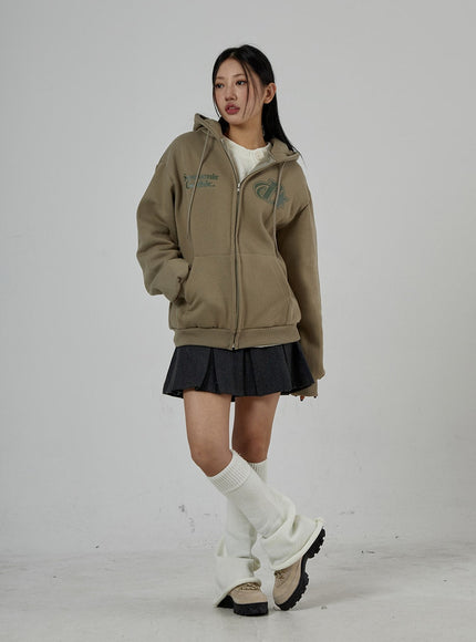 Graphic Zipper Hoodie Sweatshirt Unisex CD26