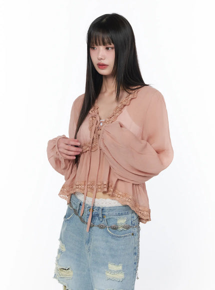 sheer-lace-v-neck-ruffle-blouse-ca528