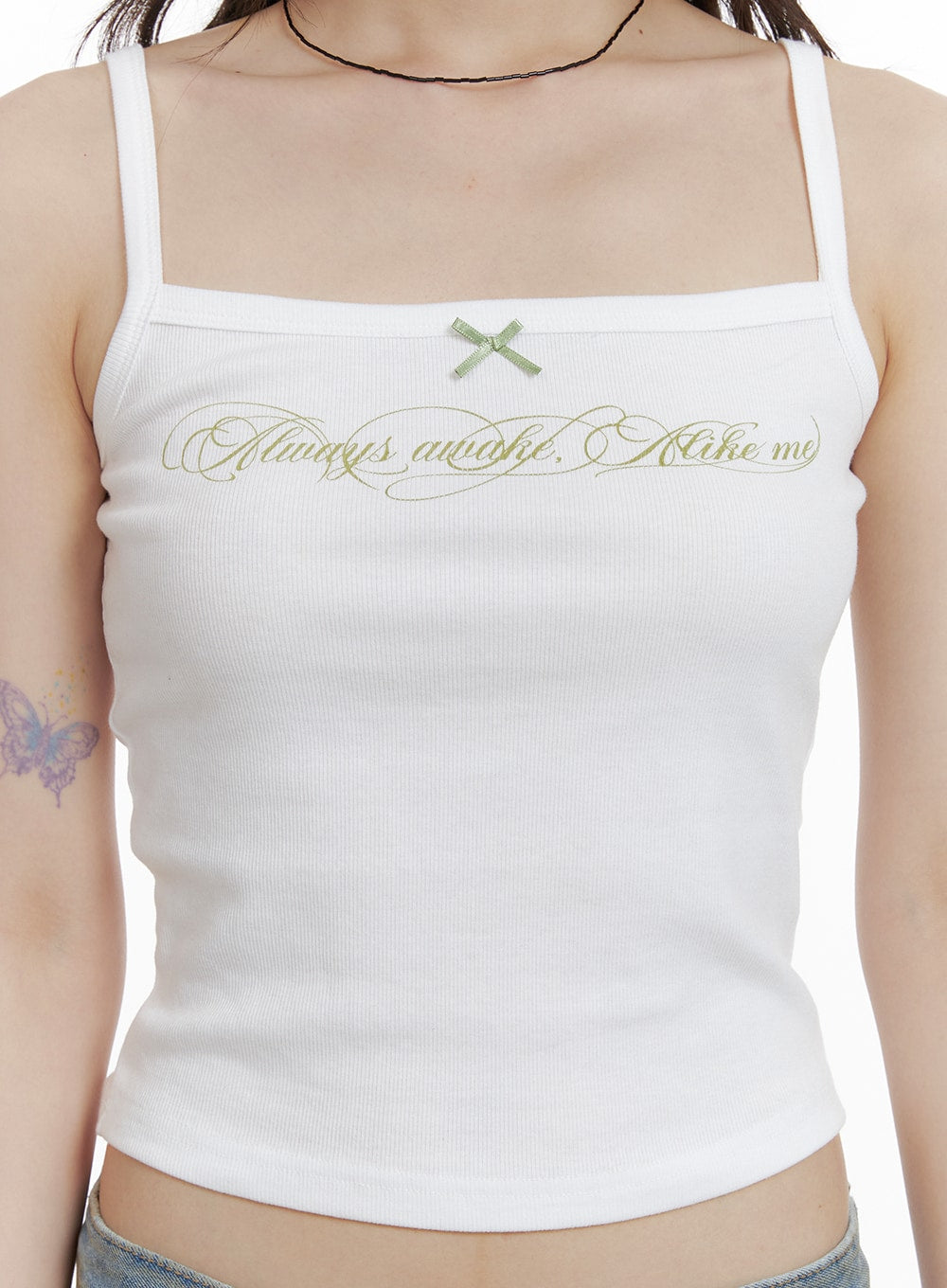 bowknot-lettering-cami-top-ca411