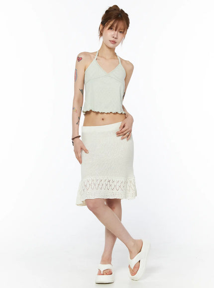 lace-trim-halter-sleeveless-top-cy527