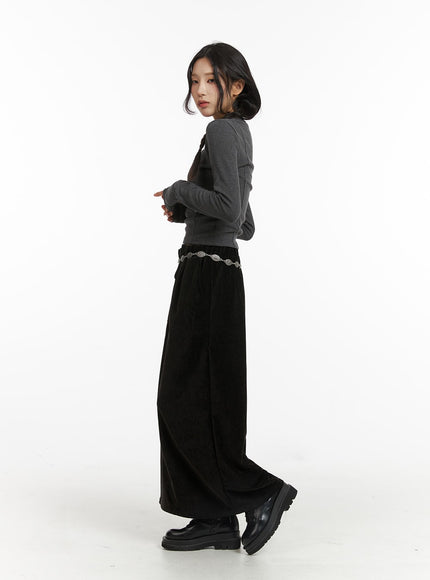drawstring-waist-maxi-skirt-cj417