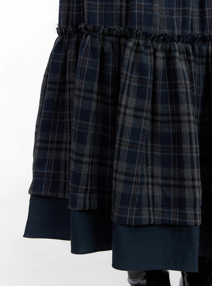 plaid-tiered-maxi-skirt-co515