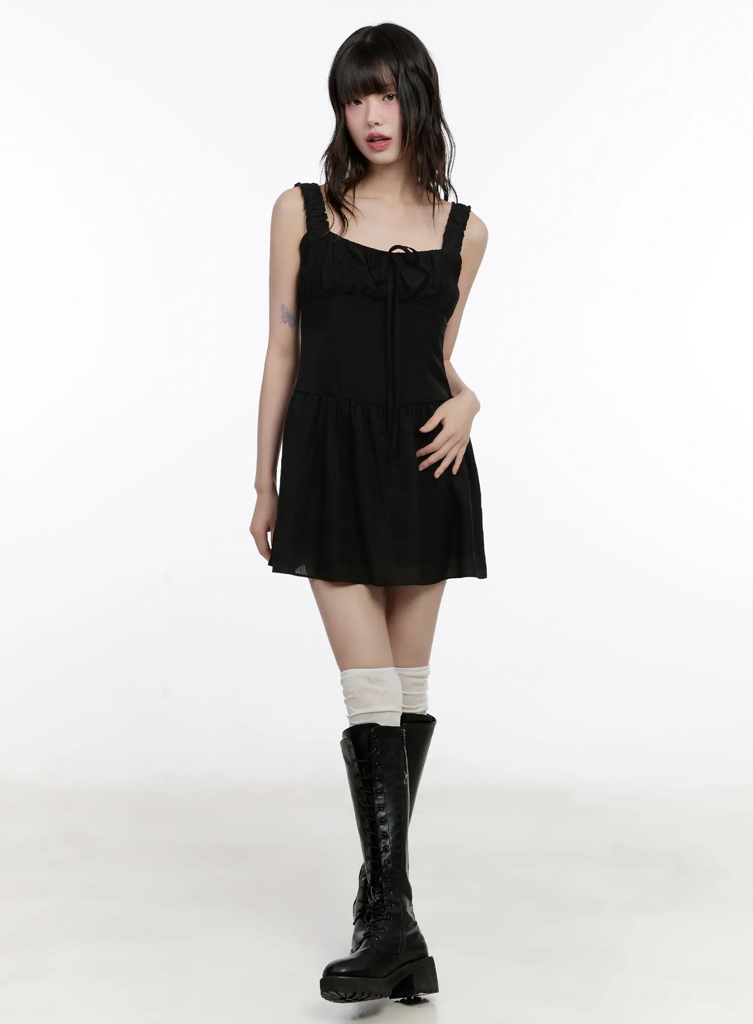 casual-babydoll-mini-dress-cl507