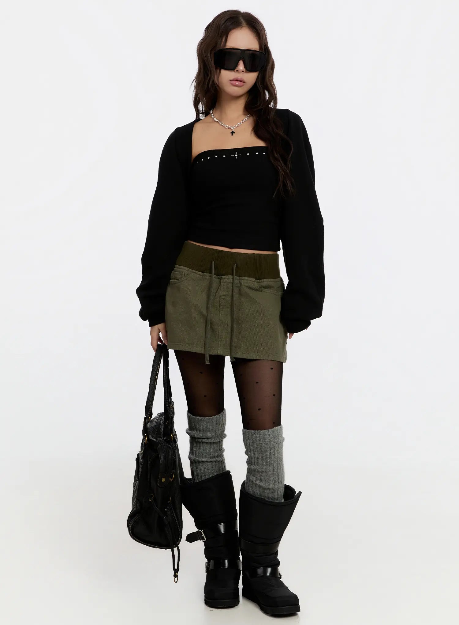 Basic Knit Bolero CN527