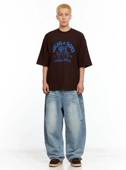Men's Lucas Graphic Oversized Tee IL514