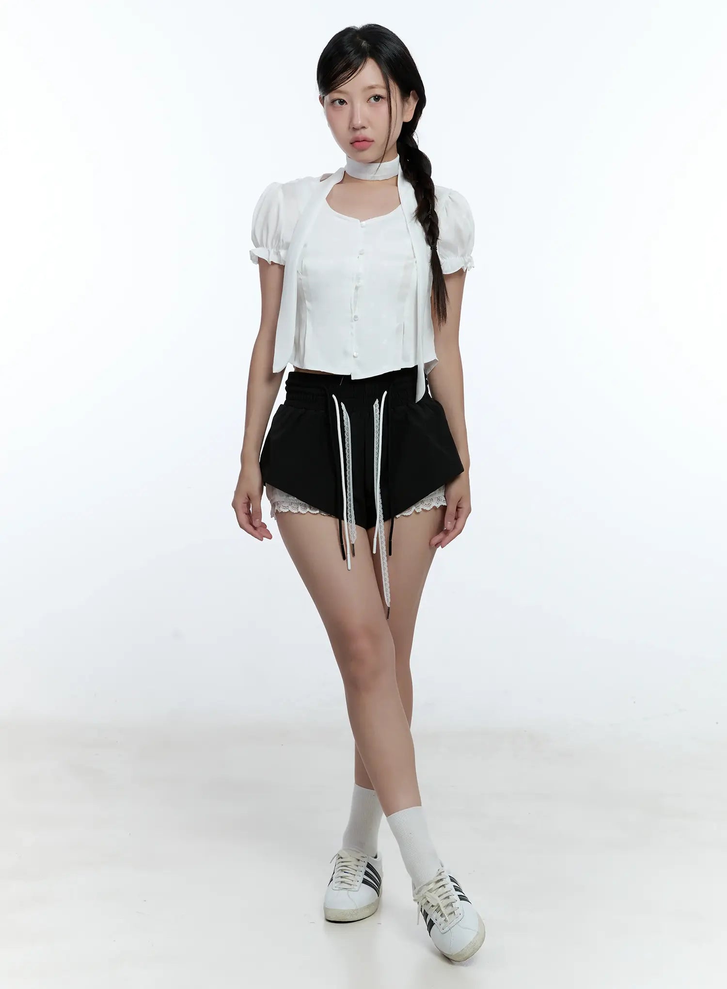 puff-sleeve-crop-top-scarf-cu527