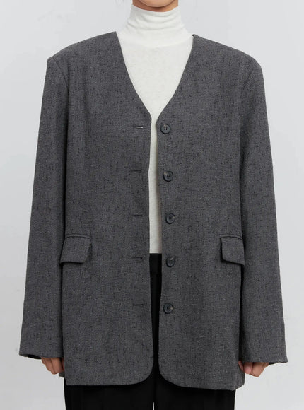 oversized-collarless-blazer-is516