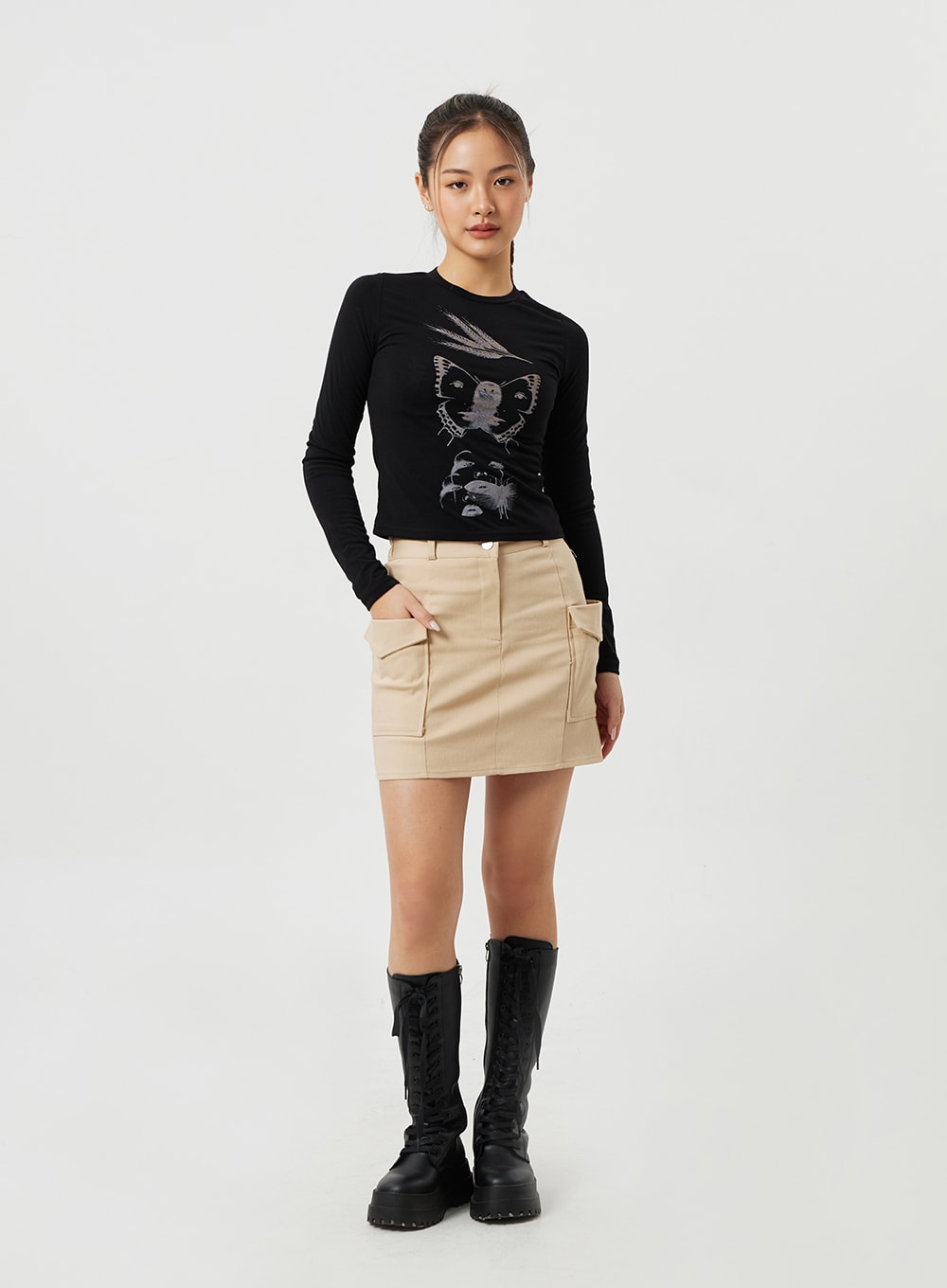Cargo Mini Skirt CM306