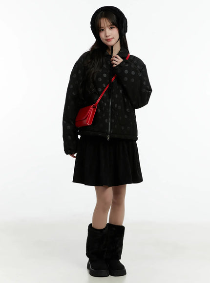 Polka Dot Bomber Jacket CD514