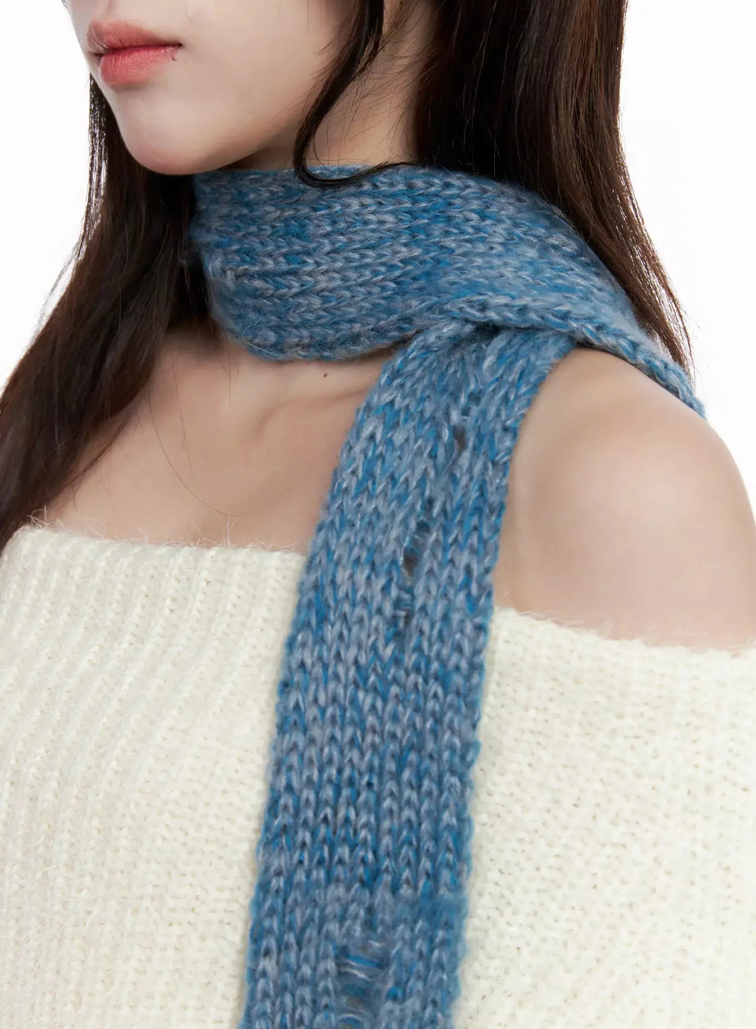 Cozy Knit Long Scarf IN514