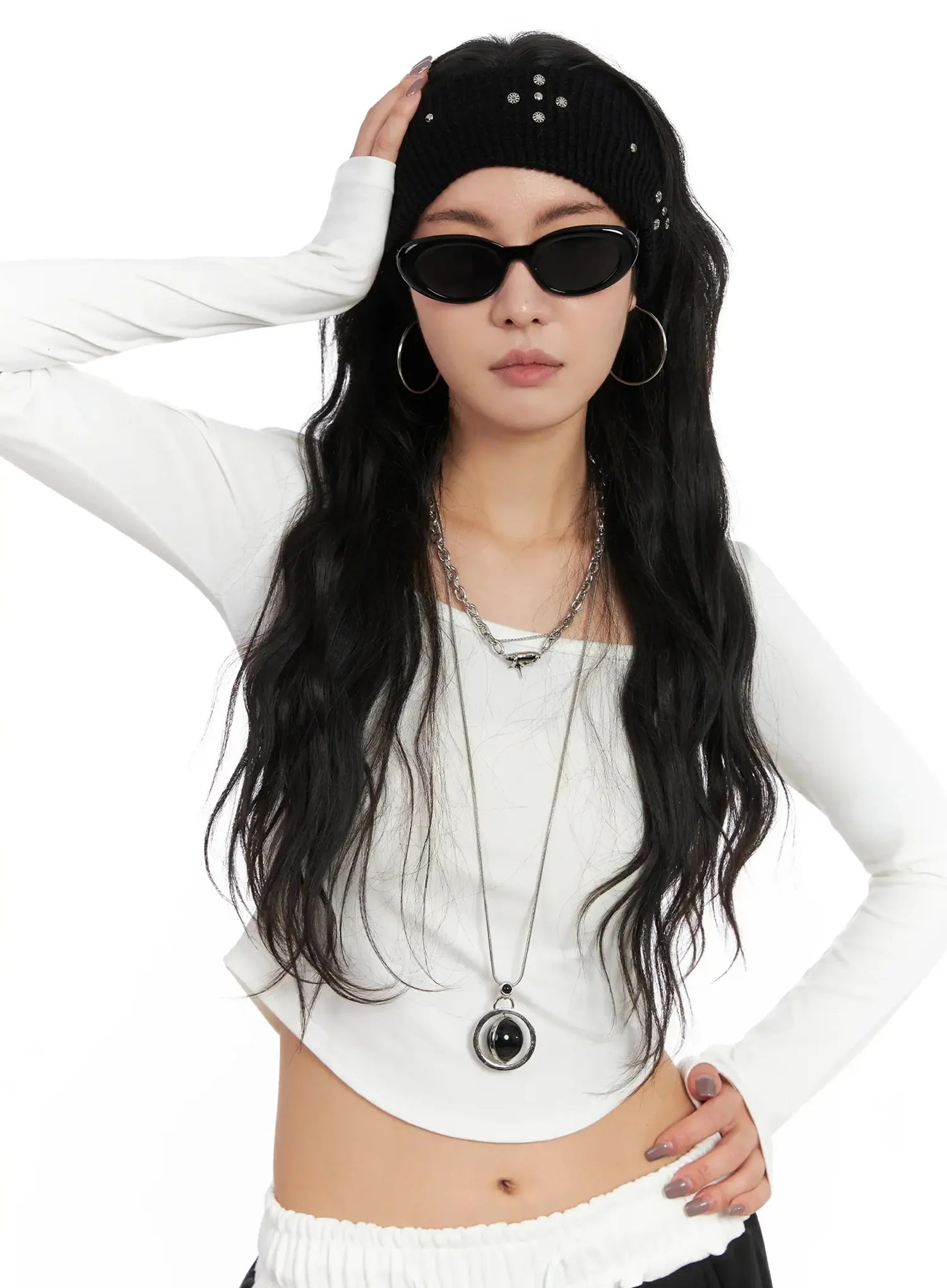 Crisscross Rhinestones Headband IN528