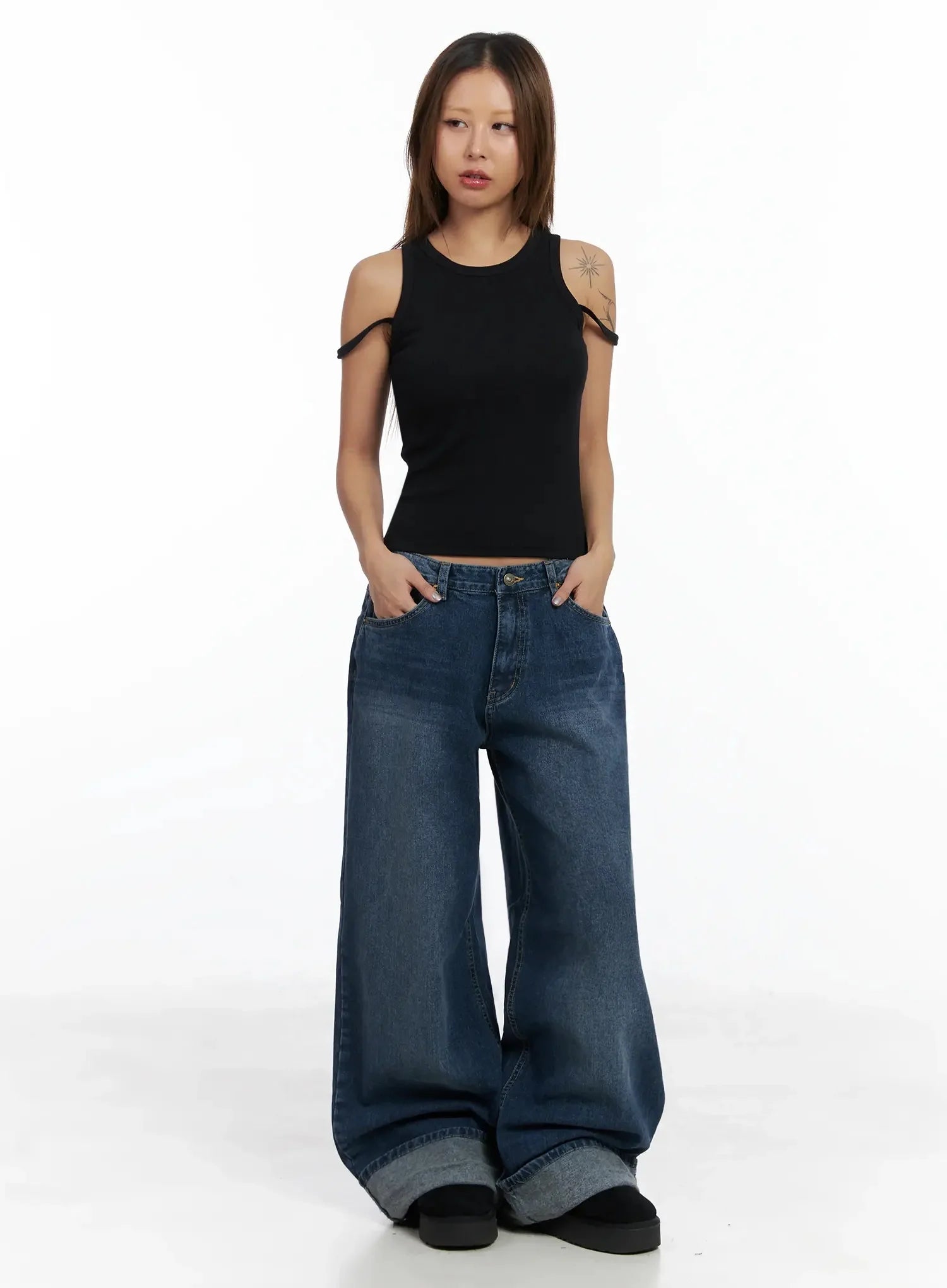Anahi Baggy Jeans IN528