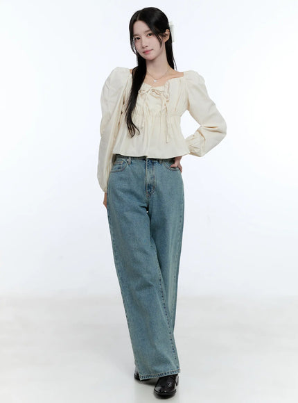 puff-sleeve-shirred-blouse-cg512