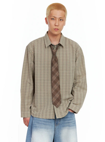 mens-casual-glen-plaid-print-tie-il514