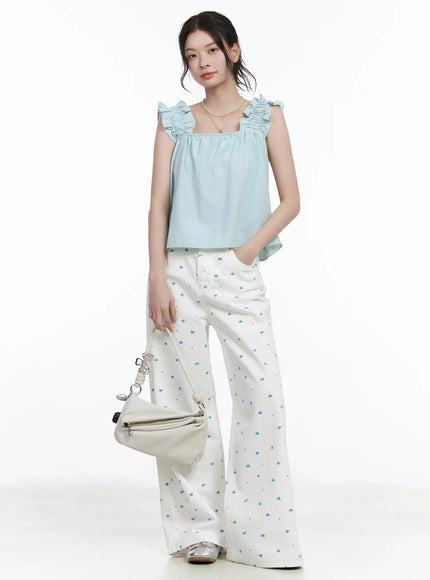 frill-strap-sleeveless-top-ca510