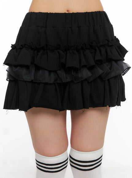 layered-ruffle-mini-skirt-is508
