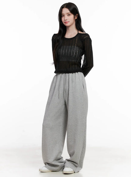 Comfy Wide-Leg Sweatpants CL515