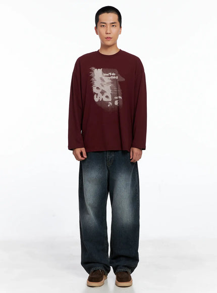 mens-retro-print-oversized-long-sleeve-shirt-is509