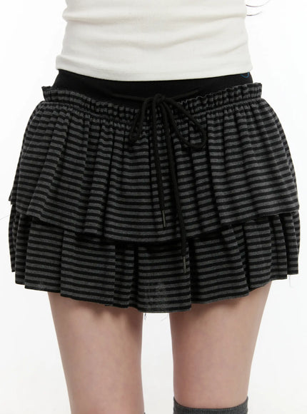 striped-ruffle-mini-skirt-cm510