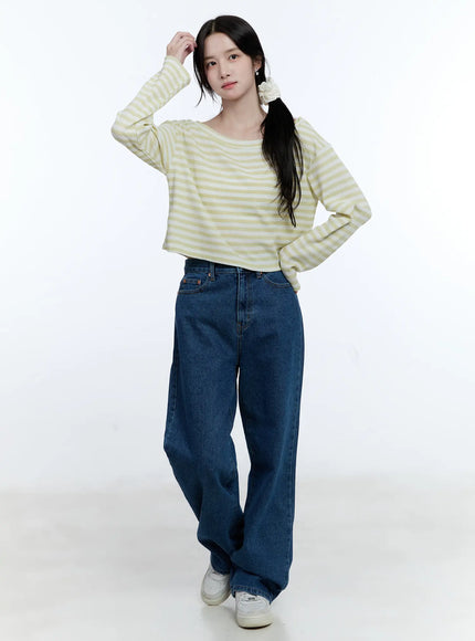 striped-loose-fit-long-sleeve-top-cg514