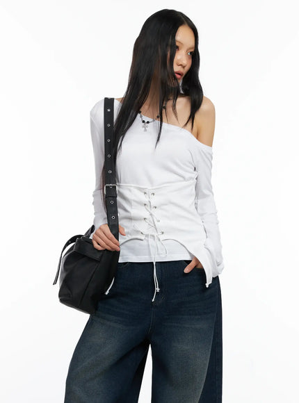 asymmetrical-corset-long-sleeve-tee-co528
