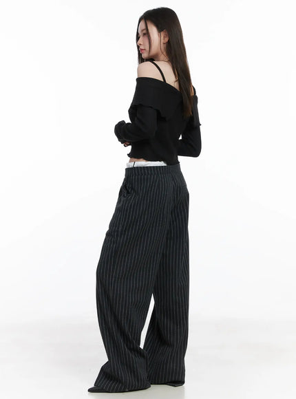 layered-pinstripe-wide-leg-pants-cj506