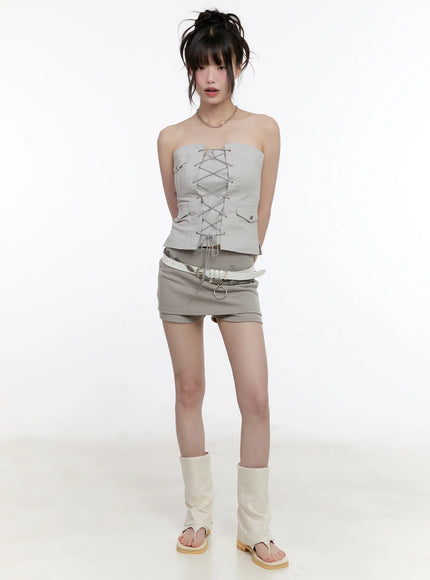 eyelet-detail-mini-skirt-cl507