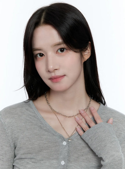 Mini Bag Pendant Layered Necklace CC0608