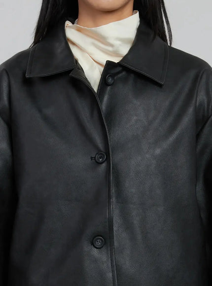 matte-faux-leather-half-jacket-id504