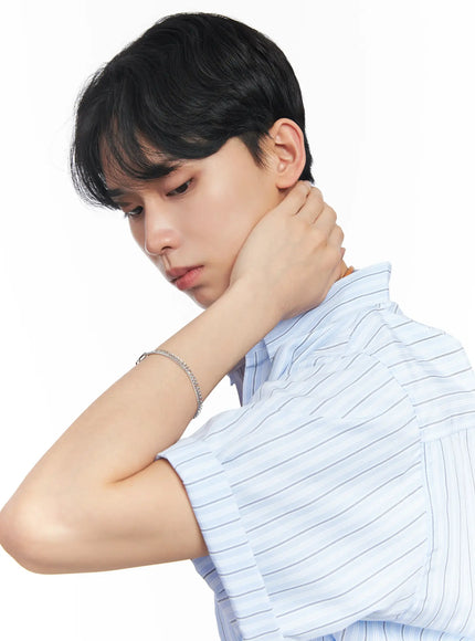 mens-double-chain-minimalist-bracelet-il504