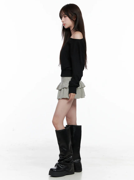 striped-layered-mini-skirt-co520