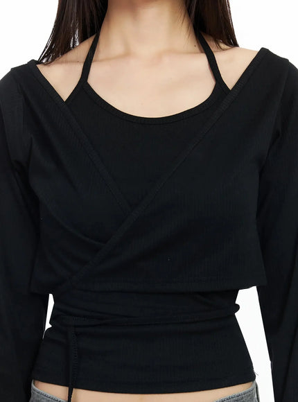 Tank and Wrap Cardigan Set IM530