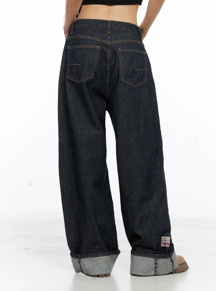 oakley-cuffed-wide-leg-jeans-cs511