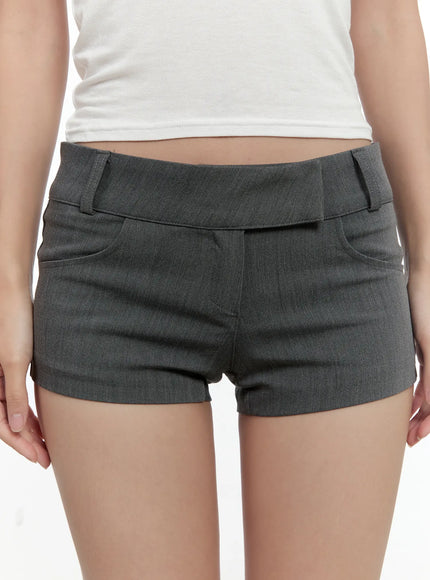 chic-low-rise-shorts-cg501 / Dark gray