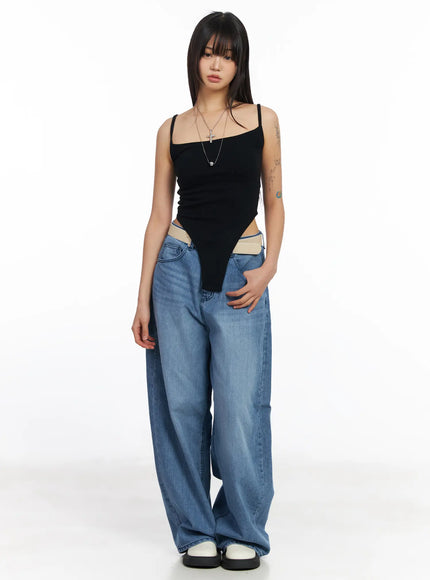 Square Neck Bodysuit CF506