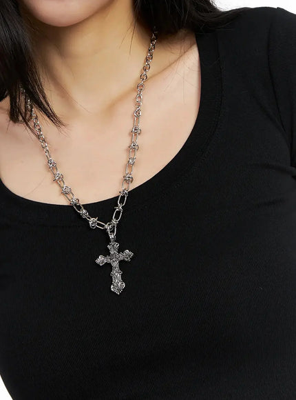 unisex-cross-chain-necklace-ig512