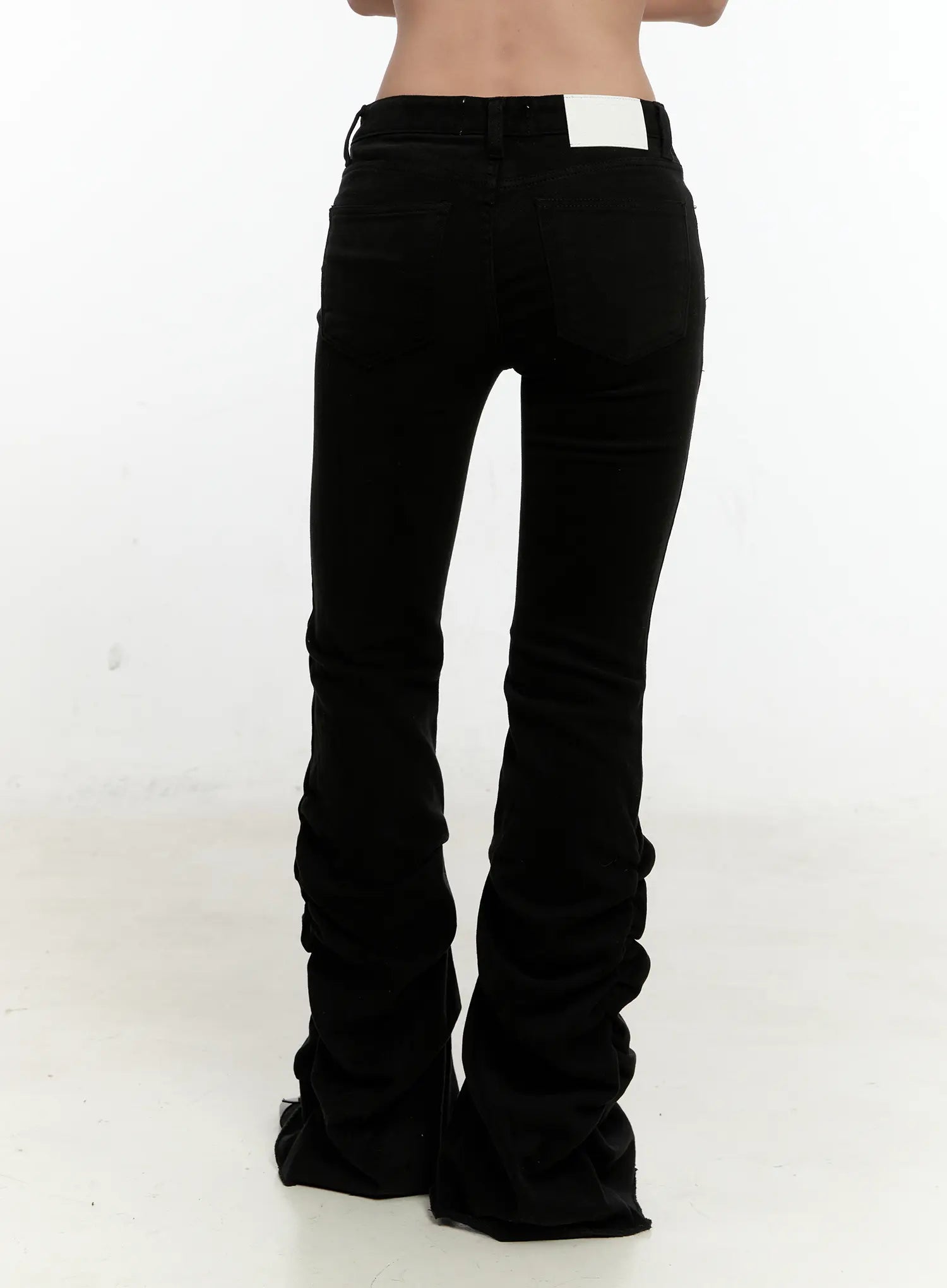 Romina Shirring Fleece Bootcut Pants CN505