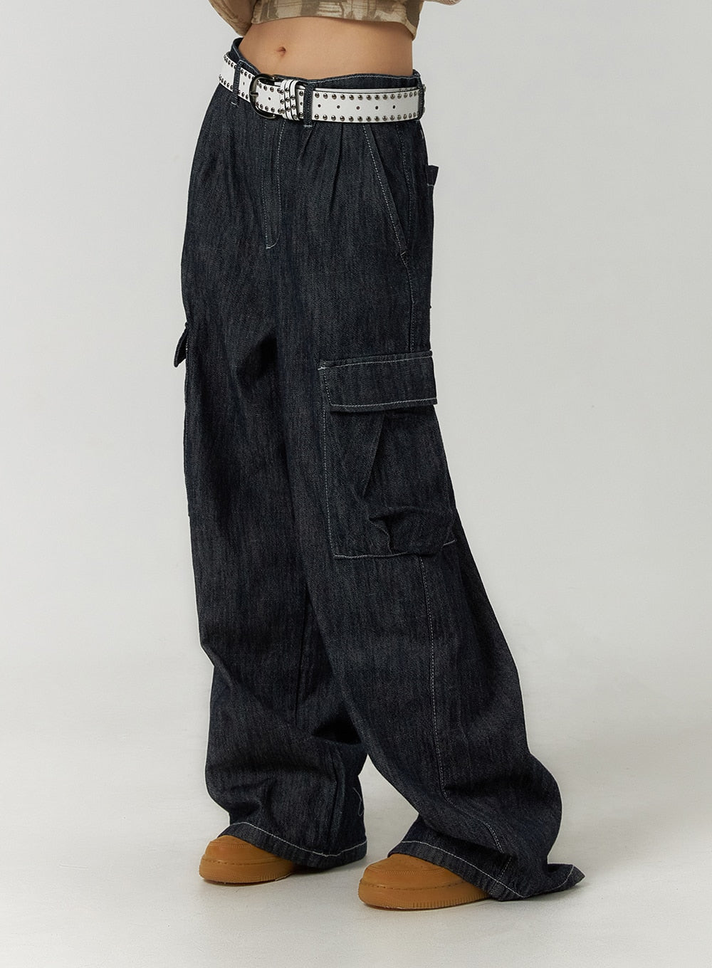 denim-cargo-wide-leg-jeans-cf407