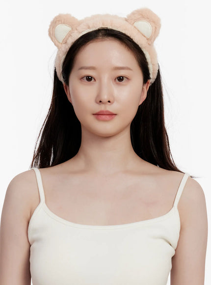 Fluffy Teddy Bear Headband IM527