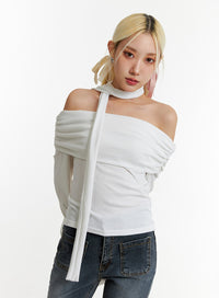 off-shoulder-top-and-scarf-set-id315