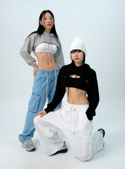 Hoodie Bolero Shrug F6