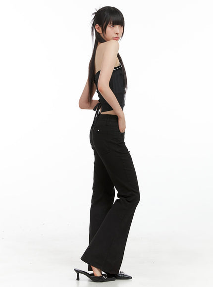 solid-slim-bootcut-pants-cg409