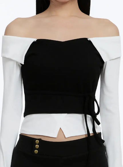 ribbon-tie-collared-off-shoulder-top-im509